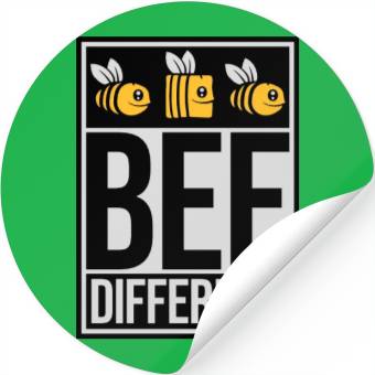 Discover bee different saying quote Stickers