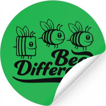 Discover bee different saying quote Stickers