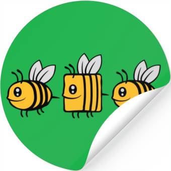Discover bee different comic bee Stickers