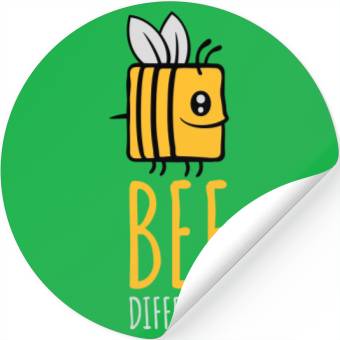 Discover bee different saying quote Stickers