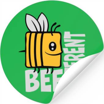 Discover bee different saying quote Stickers