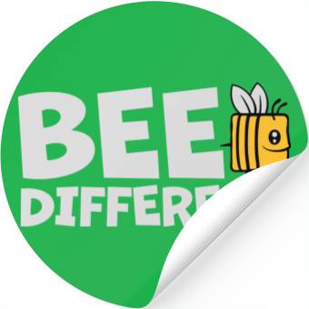 Discover bee different saying quote Stickers