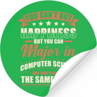 Discover Computer Science Major Stickers