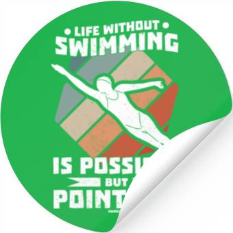 Discover To swim Stickers