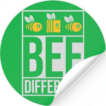 Discover bee different saying quote Stickers