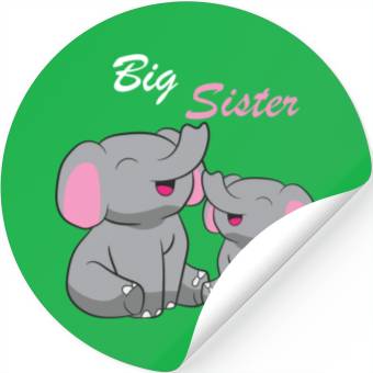 Discover Elephants - Big Sister Stickers
