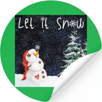 Discover Snowman - Let it snow Stickers