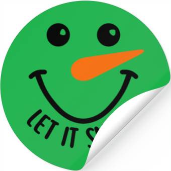 Discover let it snow Stickers
