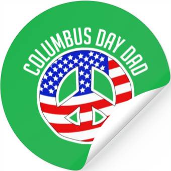 Discover Columbus Day 1492 Stickers