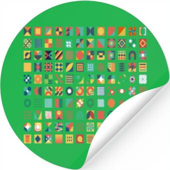 Discover Geometric Modern Stickers