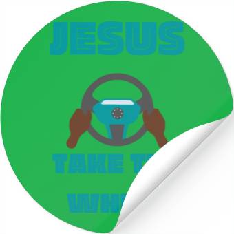 Discover Jesus take the wheel Stickers