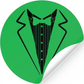 Discover Bow Tie Tuxedo Stickers