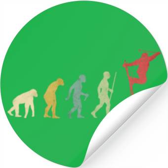Discover Skiing Extreme Freestyle Evolution Stickers
