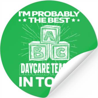 Discover Daycare Teacher Funny Stickers