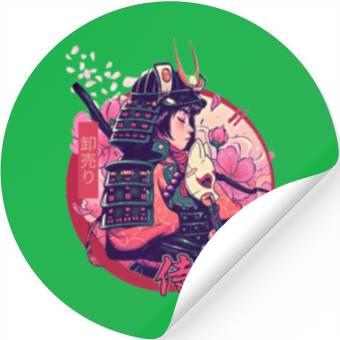 Discover anime samurai Stickers