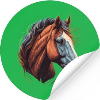 Discover Horse Head Stickers