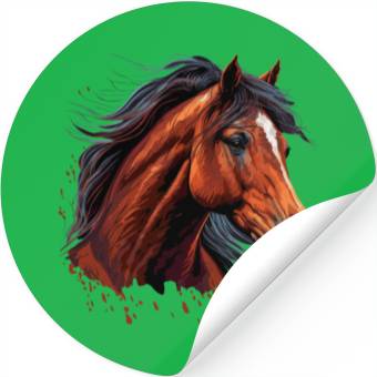 Discover Horse Face Stickers