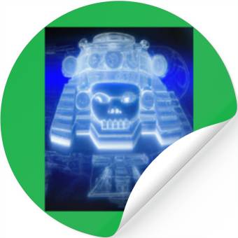Discover Maya Blueprints Inca Mask Drawing Ancient Stickers