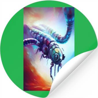 Discover Alien insect Stickers