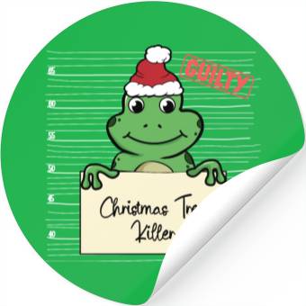 Discover Frog christmas funny prison Stickers