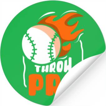 Discover Throw Pro Baseball Pitcher Hobby Player Sayings Stickers