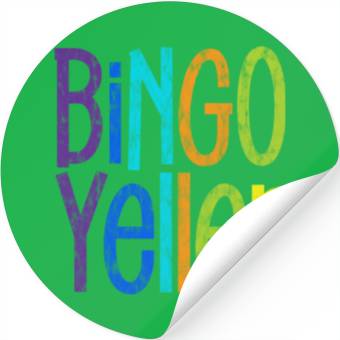 Discover Bingo Yeller 3 Stickers