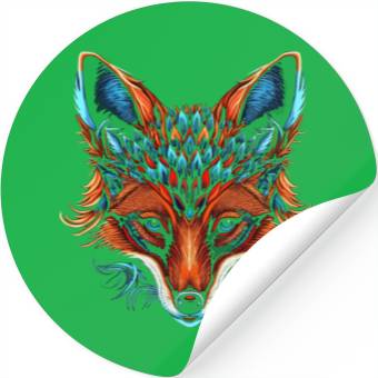 Discover Tribal Fox Stickers