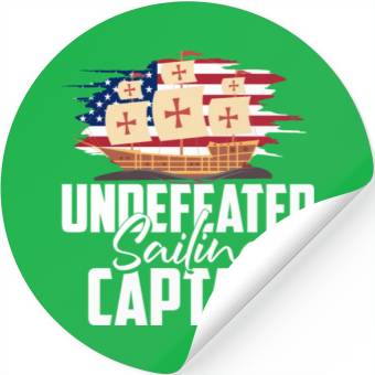 Discover Columbus Day 1492 Stickers