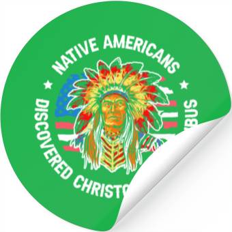 Discover Columbus Day 1492 Stickers