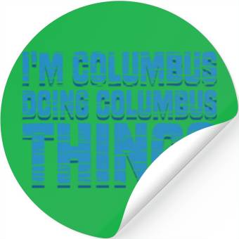 Discover Columbus Day 1492 Stickers