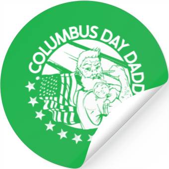 Discover Columbus Day 1492 Stickers