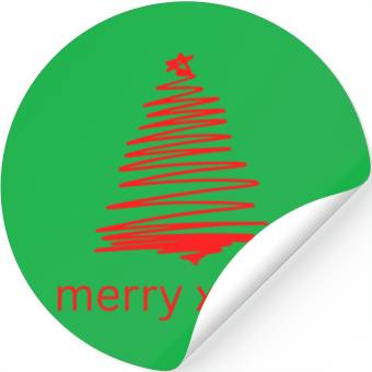 Discover Marry Christmas Stickers