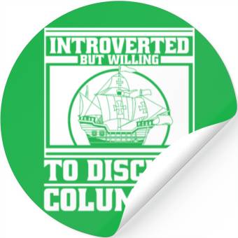 Discover Columbus Day 1492 Stickers