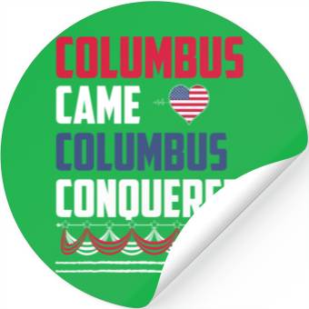 Discover Columbus Day 1492 Stickers