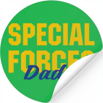 Discover Special Forces Dad Stickers