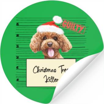 Discover poodle christmas funny prison Stickers