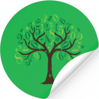 Discover Math Tree Math Tree Mathematics Stickers