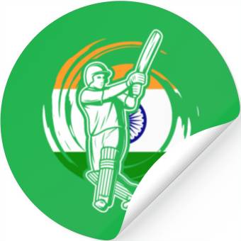 Discover India Cricket Player Stickers