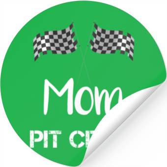 Discover Mom Pit Crew Stickers