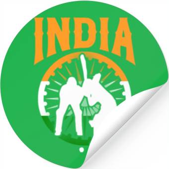 Discover India Cricket Player Stickers