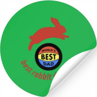 Discover Best rabbit dad ever Stickers