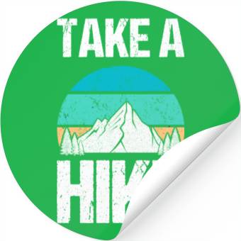 Discover Take a Hike Stickers