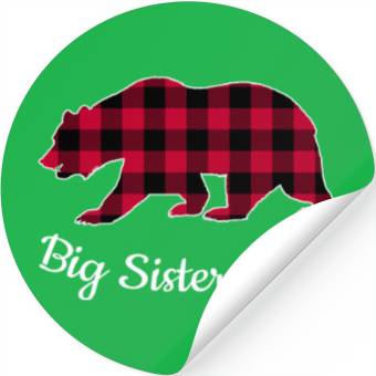 Discover Big Sister Bear Stickers