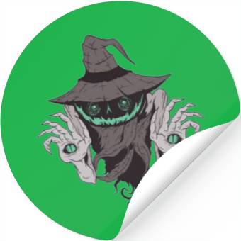 Discover Scary Helloween devil creature Scary Helloween dev Stickers