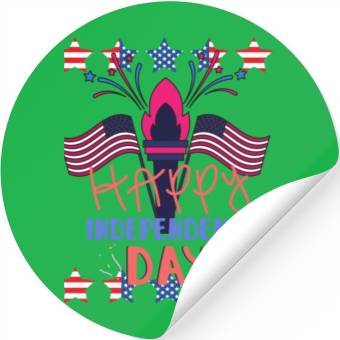 Discover Happy Independence Day Stickers