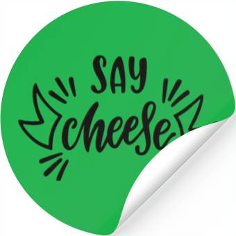 Discover Say cheese Stickers