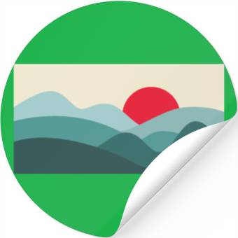 Discover Minimalist Sun Stickers