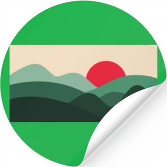 Discover Minimalist Sun Stickers