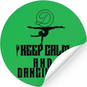 Discover I keep calm and dancing on Stickers