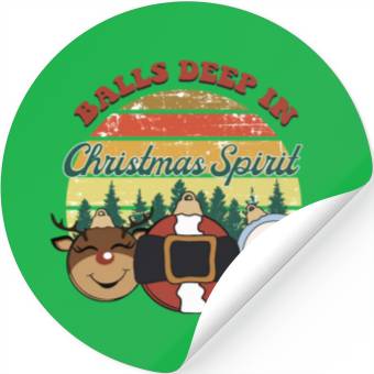 Discover christmas spirit sublimation Stickers